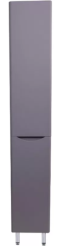 

Шкаф-пенал Style Line Бергамо 30 L с бельевой корзиной серый