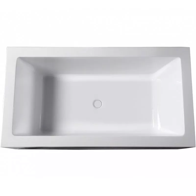 

Акриловая ванна Abber 160х80 AB9406-1.6 белая, без гидромассажа