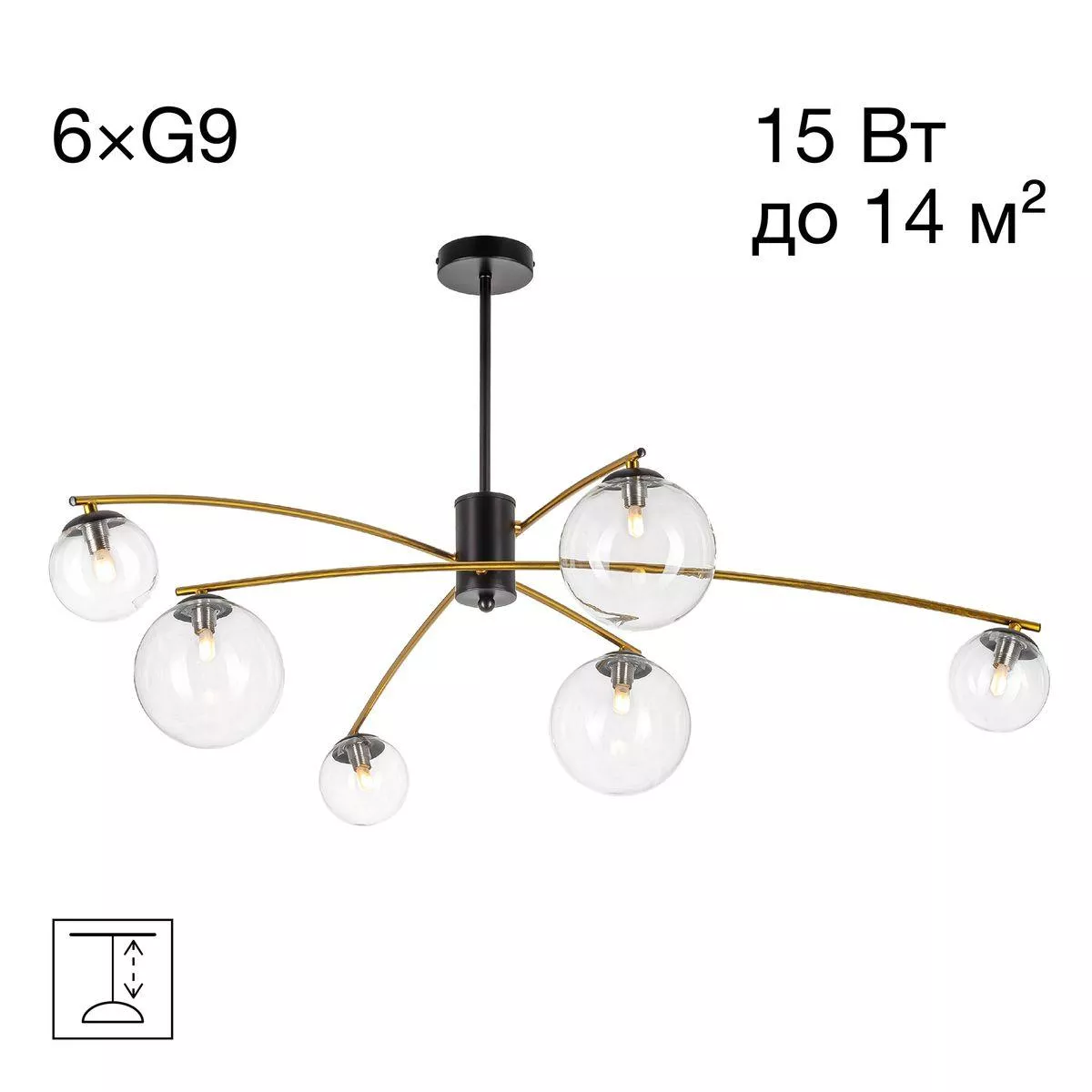 

Потолочная люстра Citilux Fisher CL218163