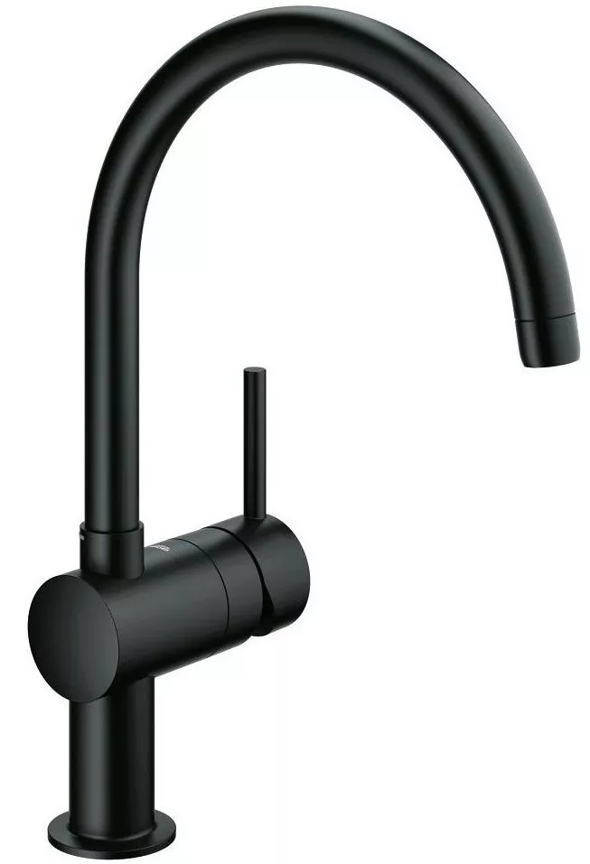 

Смеситель для кухонной мойки Grohe Minta 32917KS0 черный матовый