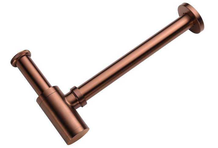 

Сифон для раковины Boheme 609-CB 32 мм, бутылочный, брашированная медь