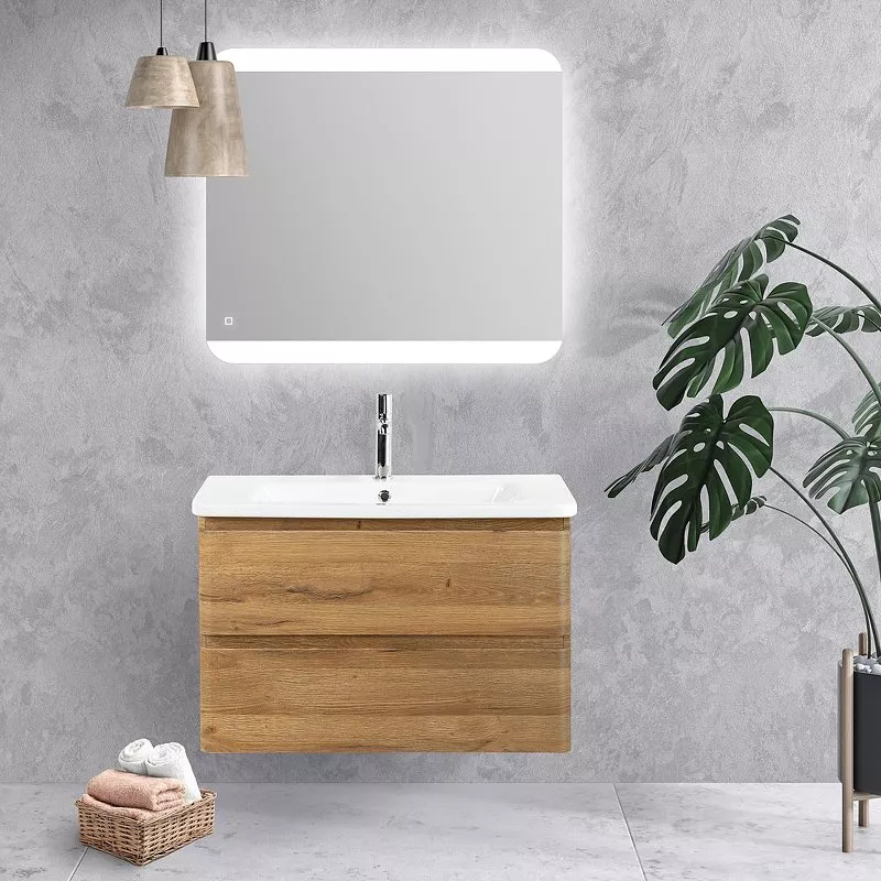 

Комплект мебели BelBagno Albano 80 светлое дерево
