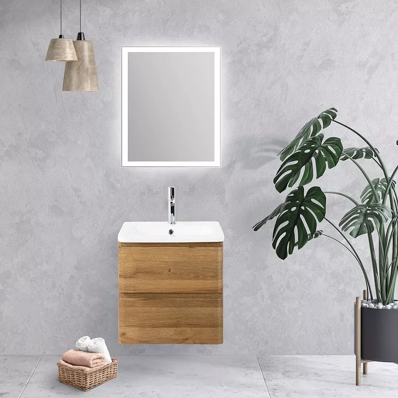 

Комплект мебели BelBagno Albano 60 светлое дерево