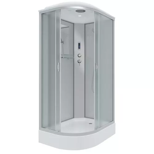 

Душевая кабина Niagara Classic 120х80 хром правая стекло матовое