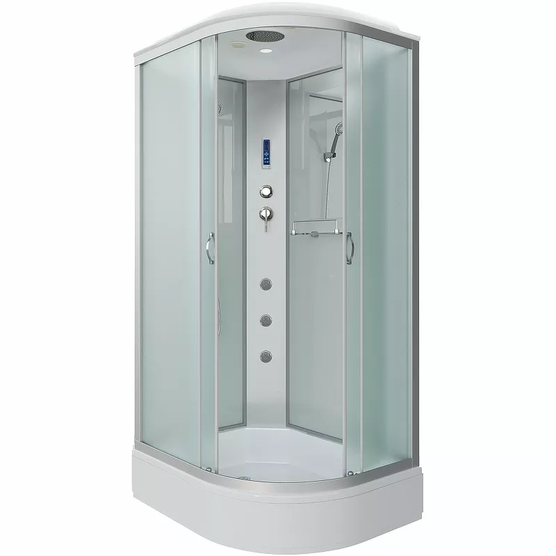 

Душевая кабина Niagara Classic 110х80 хром стекло матовое с гидромассажем