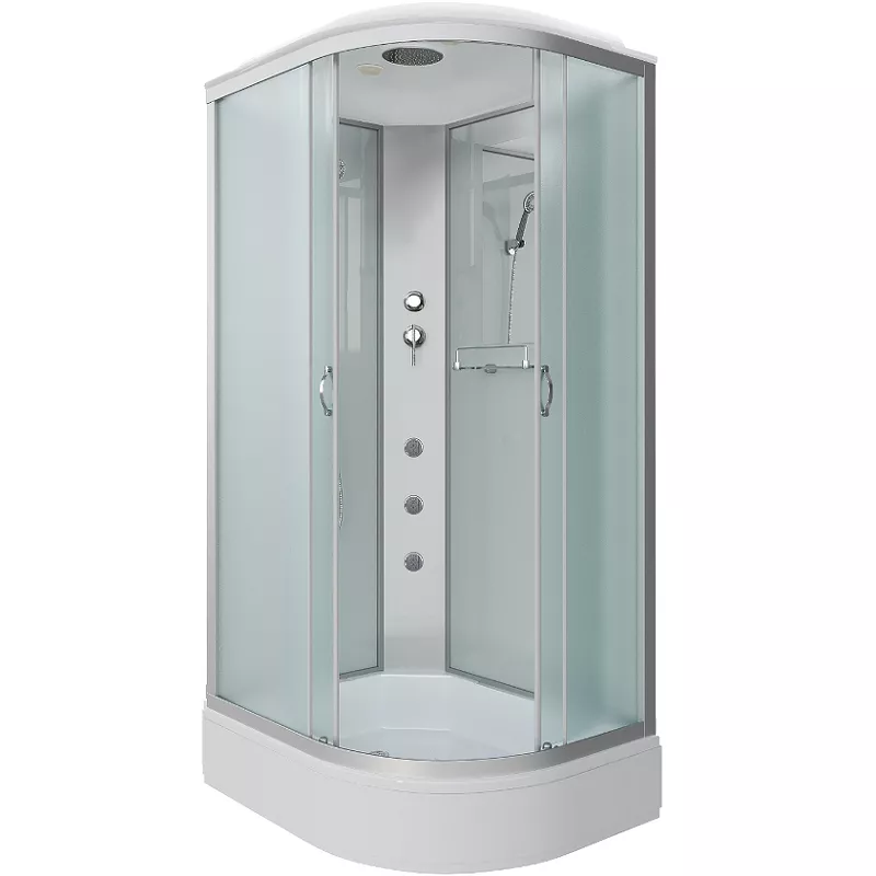 

Душевая кабина Niagara Classic 110х90 хром стекло матовое с гидромассажем
