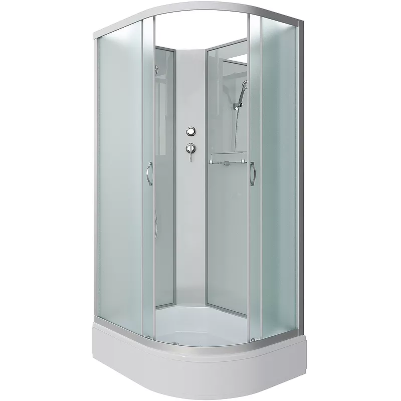 

Душевая кабина Niagara Classic 120х90 хром стекло матовое без гидромассажа
