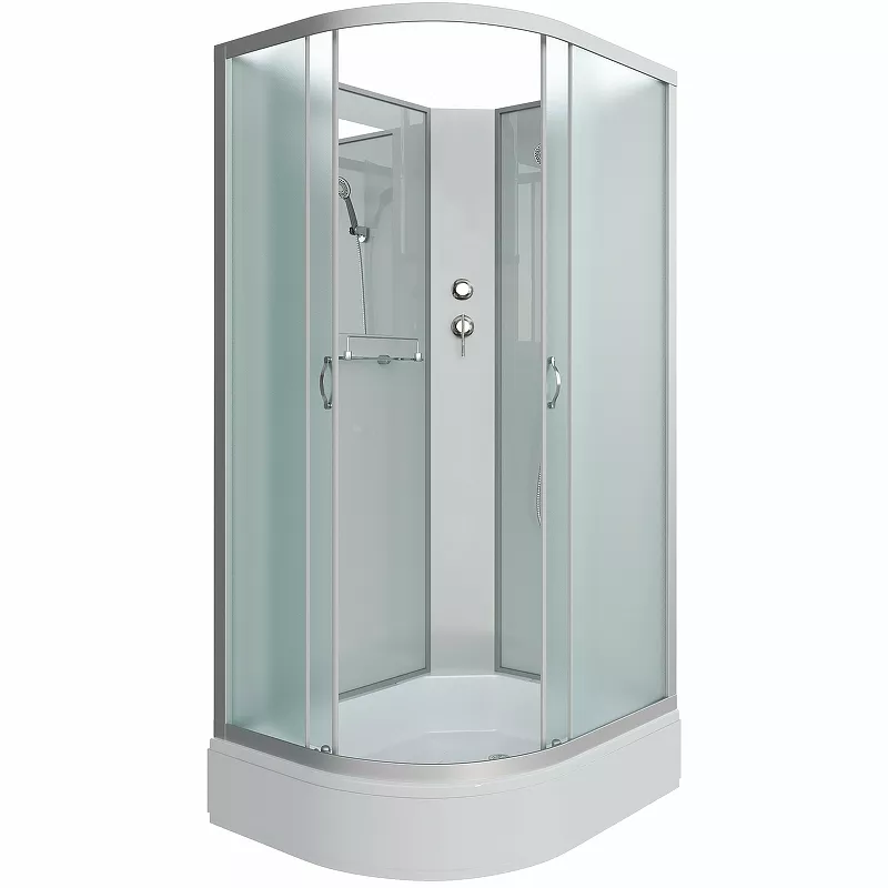 

Душевая кабина Niagara Classic 120х90 хром стекло матовое без гидромассажа