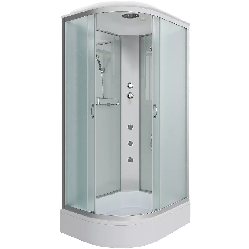 

Душевая кабина Niagara Classic 120х90 хром стекло матовое с гидромассажем