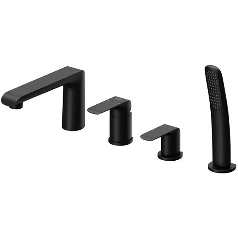 

Смеситель на борт ванны Ravak Flat черный матовый