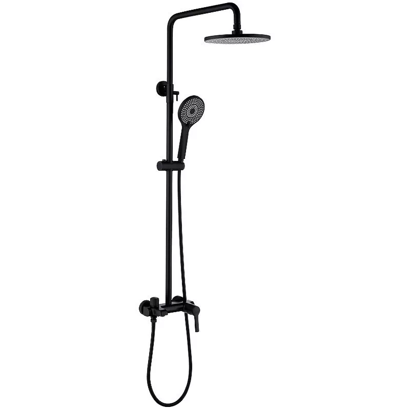 Встраиваемые душевые комплекты  Santehnika Room Душевая стойка RGW Shower Panels SP-31B матовый черный