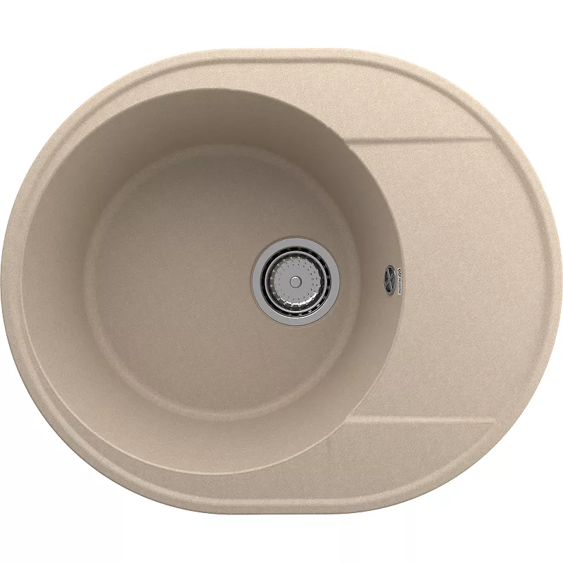 

Мойка кухонная Ulgran Quartz Nora 58.5 бежевый