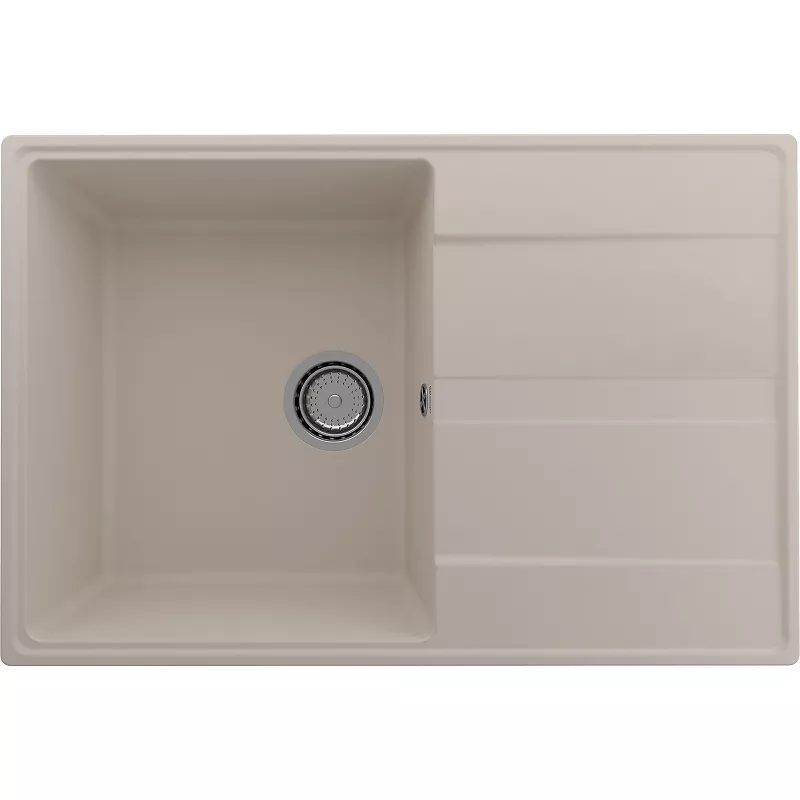 

Мойка кухонная Ulgran Quartz Prima 75 бежевый