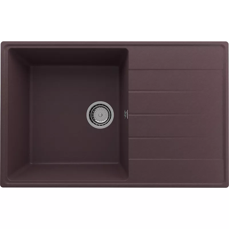 

Мойка кухонная Ulgran Quartz Prima 78 коричневый