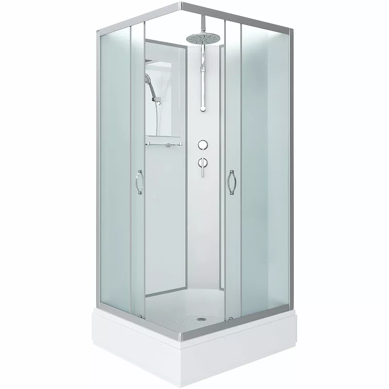 

Душевая кабина Niagara Classic 90х80 хром стекло матовое без гидромассажа