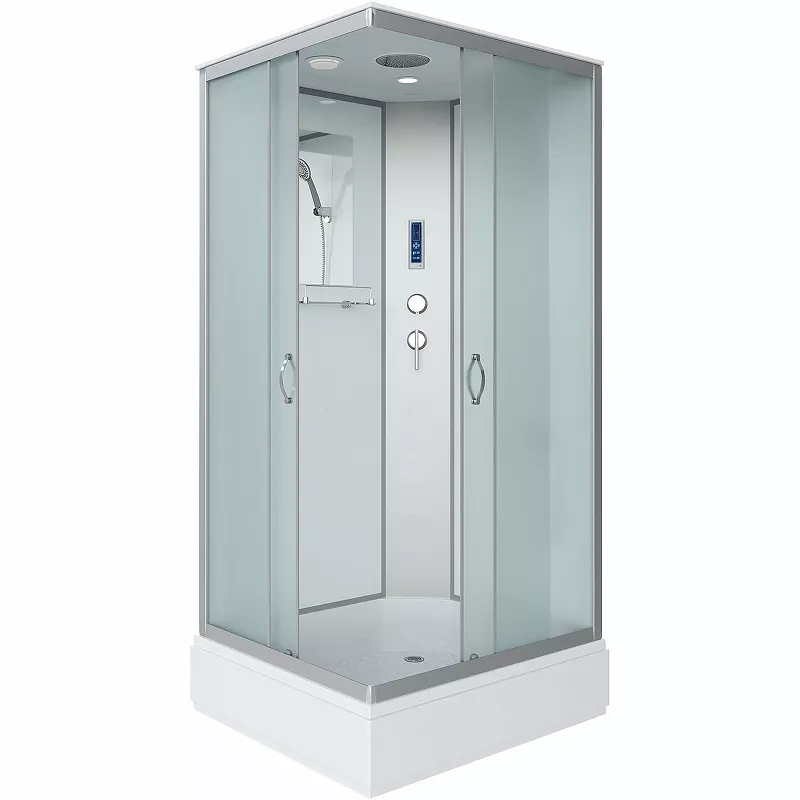 

Душевая кабина Niagara Classic 90х80 хром стекло матовое без гидромассажа