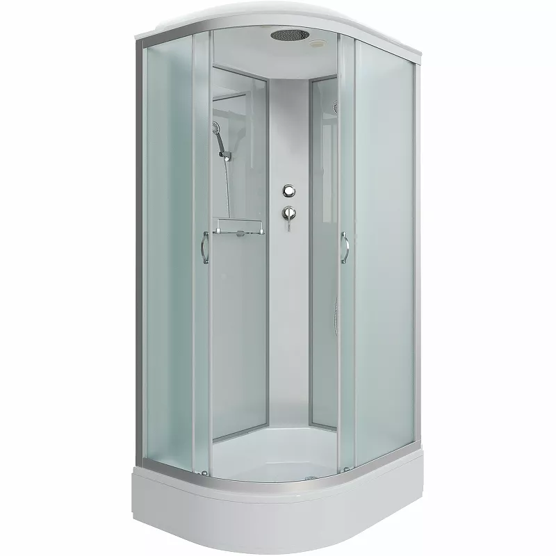 

Душевая кабина Niagara Classic 90х80 хром стекло матовое без гидромассажа