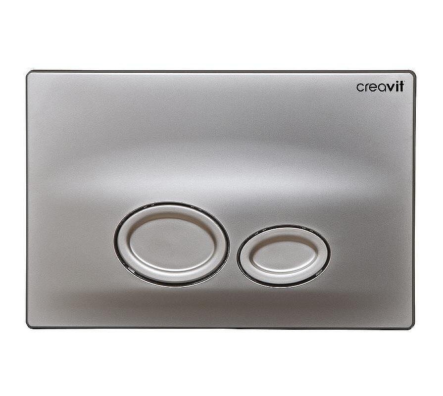 CREAVIT Кнопка для инсталляции DROP хром матовая GP2003.00