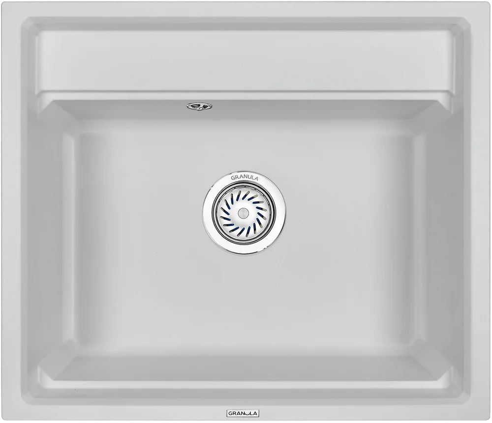 

Мойка кухонная Granula Kitchen Space 60х51 белый матовый