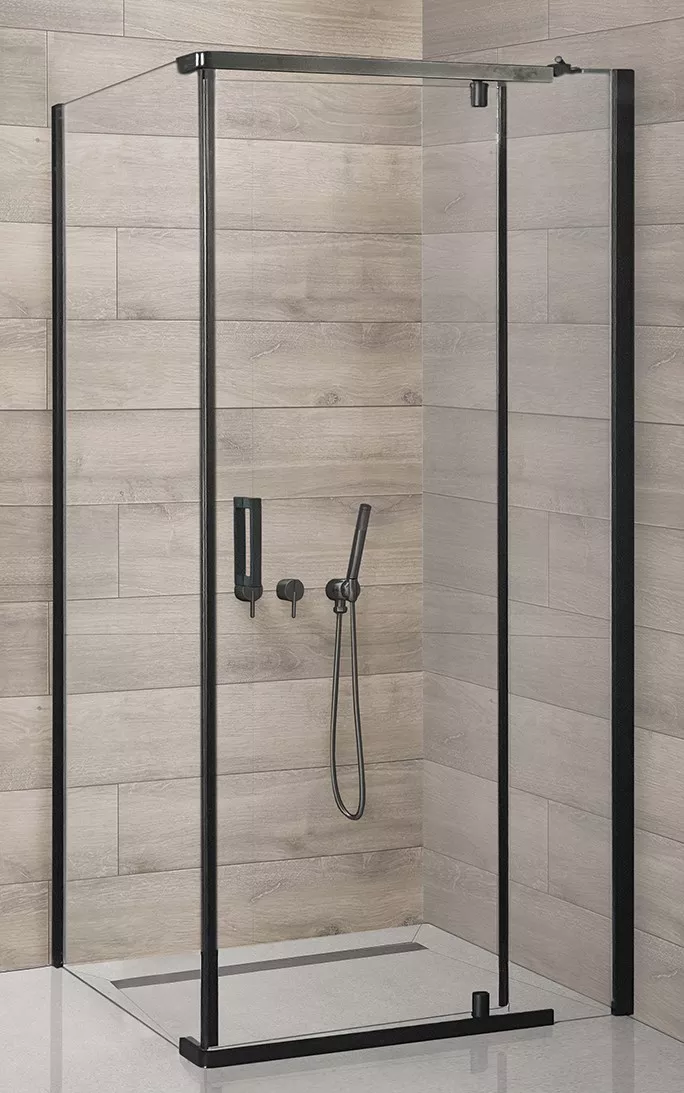 

Душевой угол Royal Bath HPVD 80х90 профиль черный стекло прозрачное