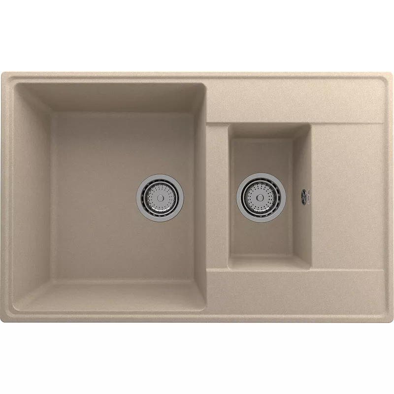 

Мойка кухонная Ulgran Quartz Prima 78 бежевый