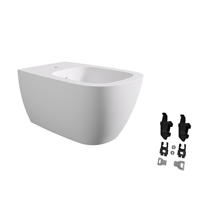 

Alice комплект: Биде WUNDER 53х31, подвесное, с набором для крепления, белый матовый