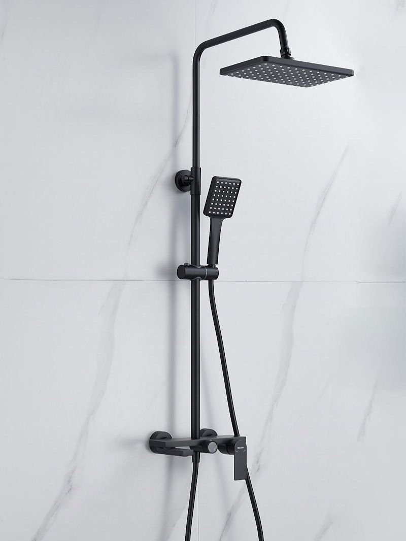 Душевая система Тропический душ Knotlor KN-72BL черный 24900₽