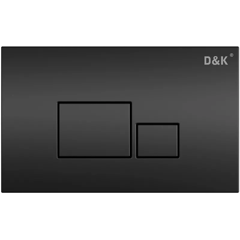 

Клавиша смыва D&K Quadro черный матовый