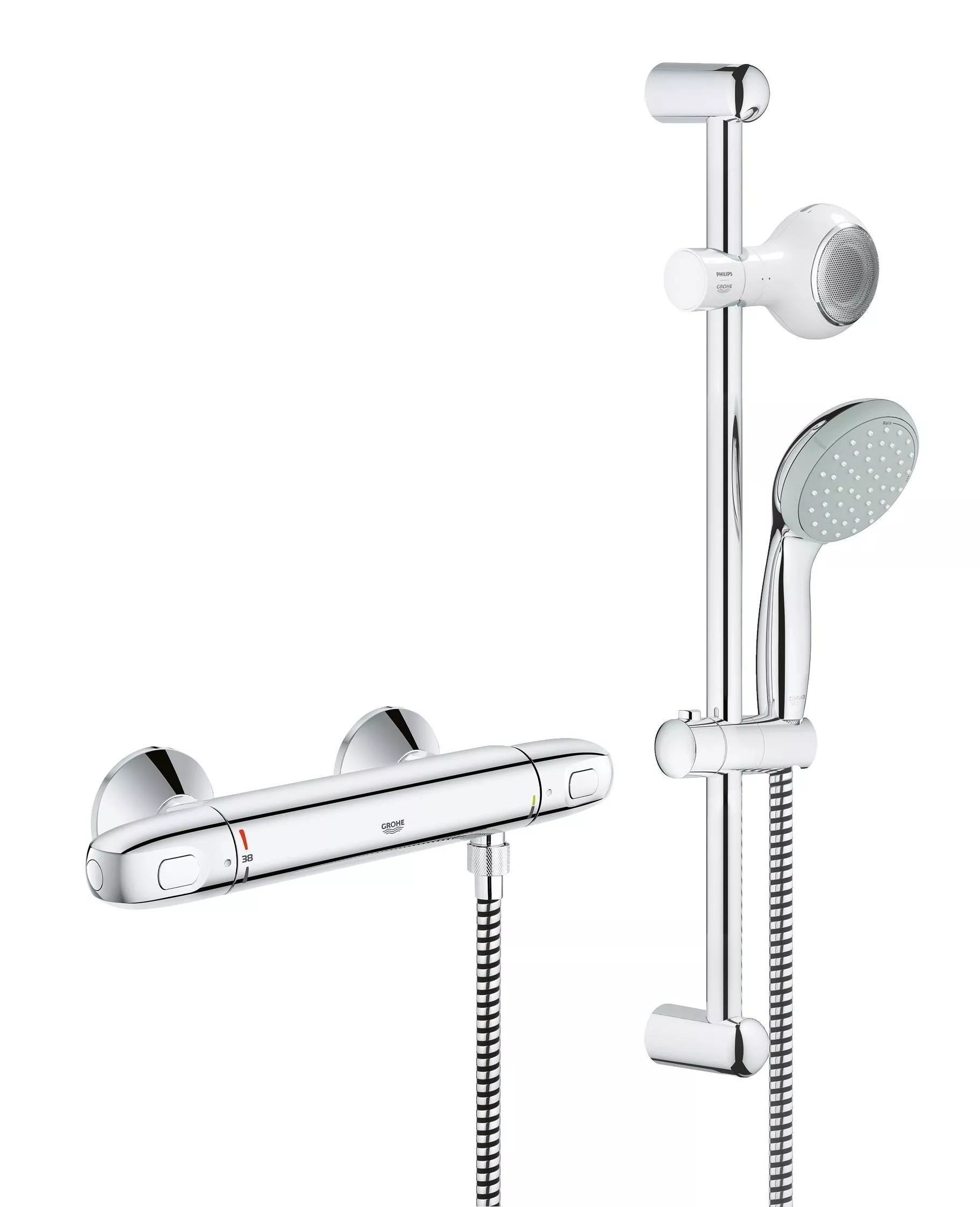 

Душевой гарнитур Grohe Grohtherm 1000 New (34588000), Хром