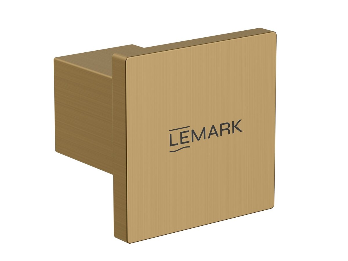 Крючок для полотенец Lemark VALDAY, сталь, брашированное золото (LMA-8111S-BRG)