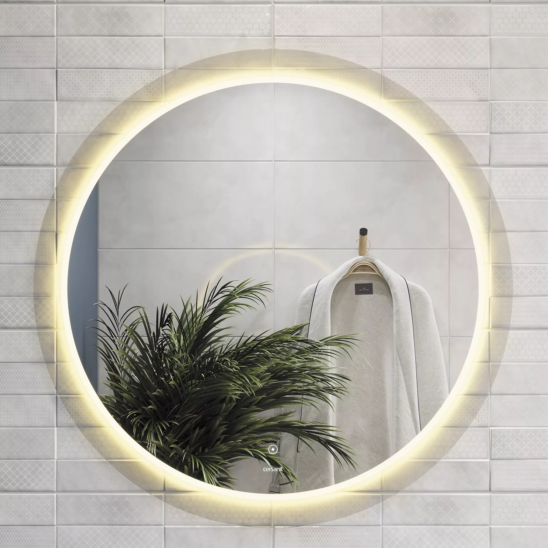 

Зеркало круглое Cersanit LED 012 design 72 см, с подсветкой