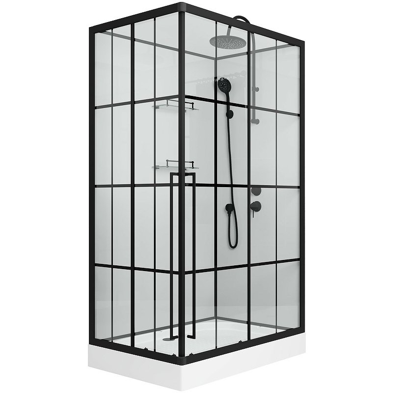 

Душевая кабина Niagara Standart ST120/80/15QR/KL/BKT 120x80, R