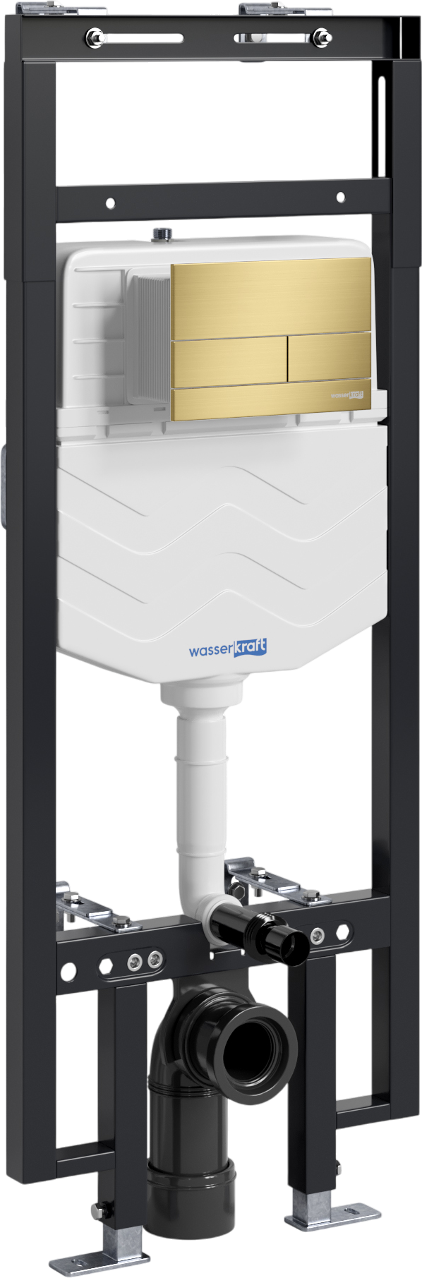 

Система инсталляции для унитазов Wasserkraft Dinkel 58TLT.010.ME.MG04 с кнопкой смыва матовое золото