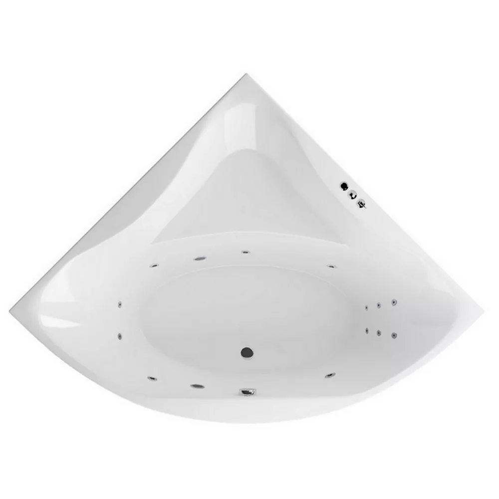 

Ванна акриловая Excellent Glamour Smart 150х150 с гидромассажем белый - хром
