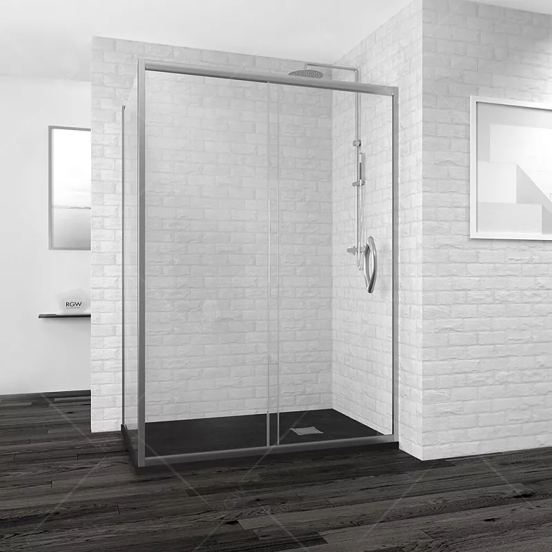 

Душевой уголок RGW Passage 150х80 хром стекло матовое