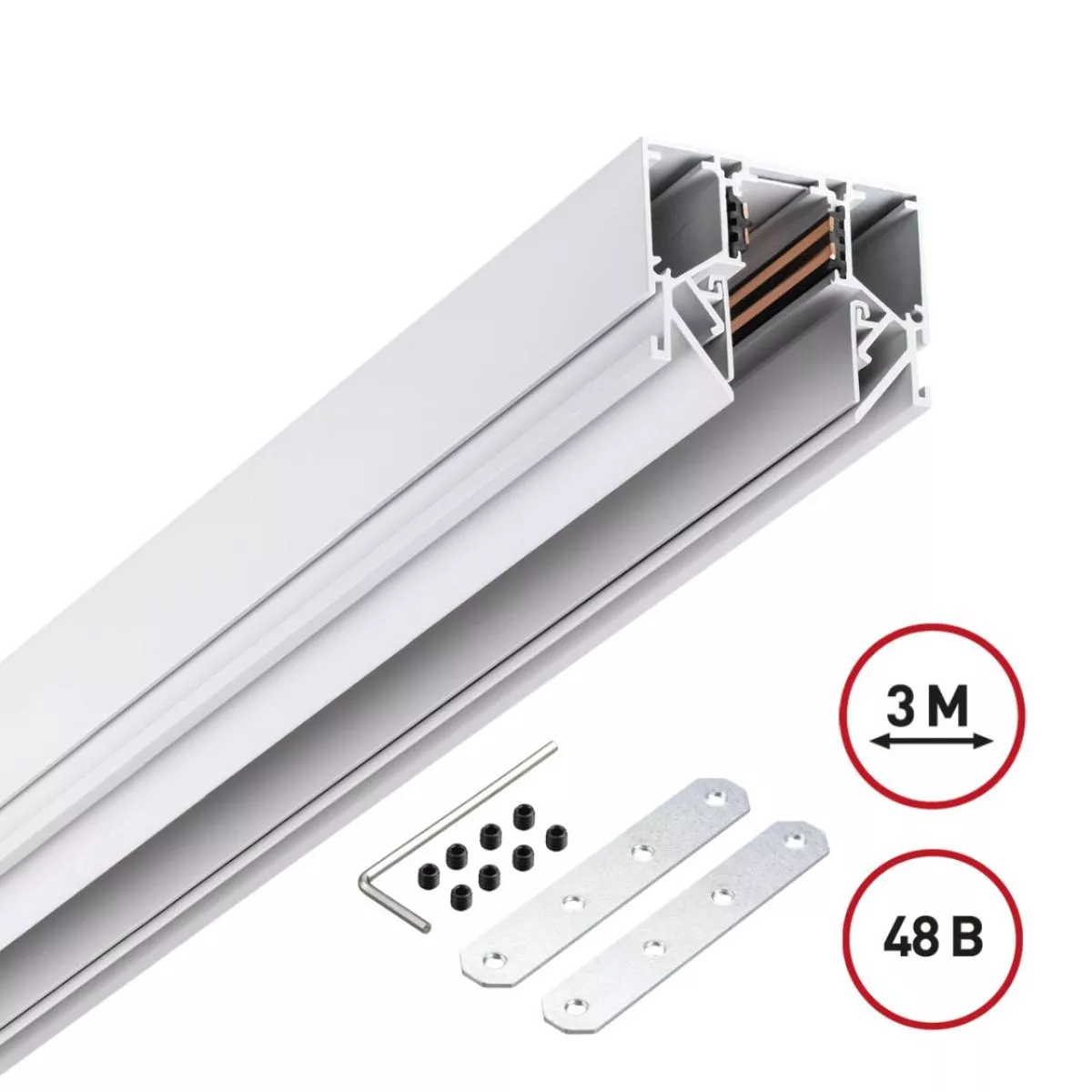 

Шинопровод низковольтный Novotech Shino Flum 135243Y