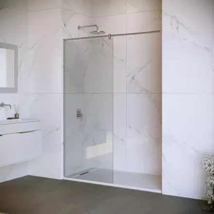 Душевые перегородки  Santehnika Room Душевая перегородка RGW Walk In WA-033 80 см, со штангой 200 см, стекло прозрачное 6 мм