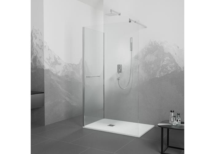 

Душевой уголок Rgw Walk in 110х80 хром стекло прозрачное