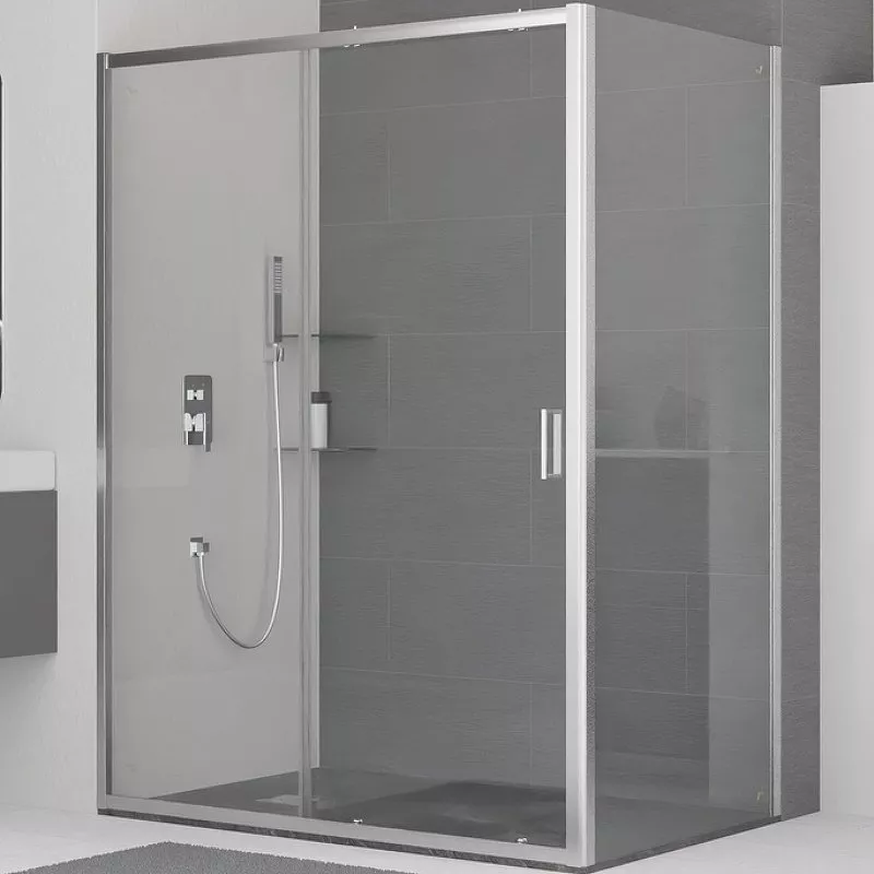 

Душевой уголок RGW Classic CL-14+100 см (158,5x161,5)x100x185 профиль хром, стекло прозрачное