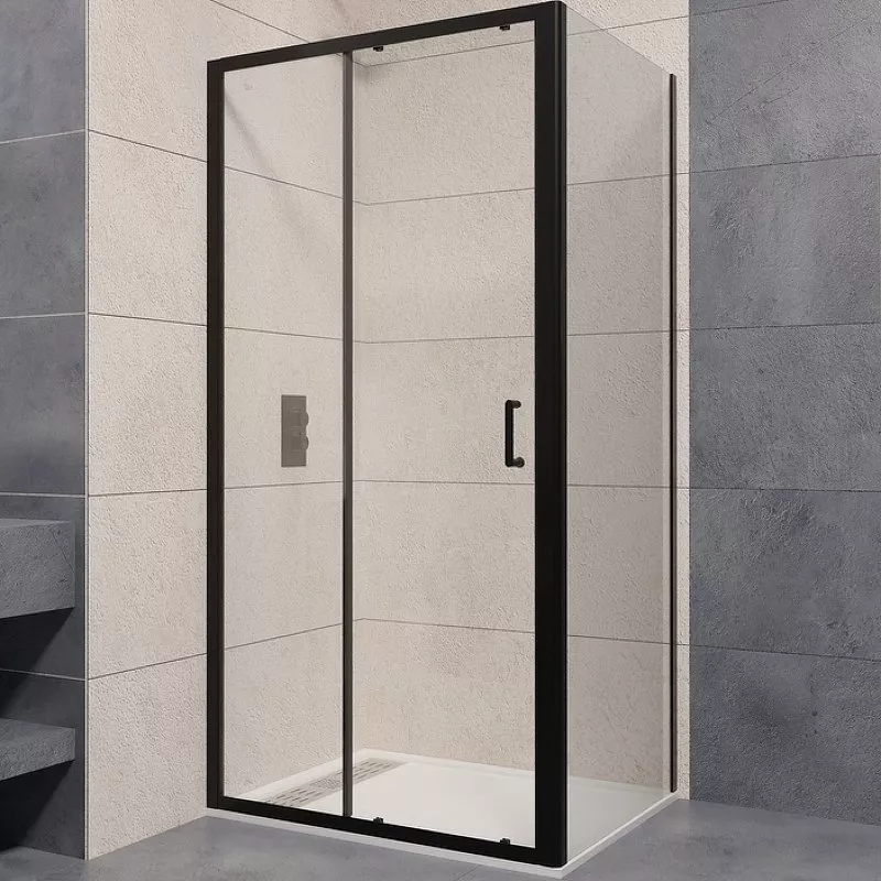 

Душевой уголок RGW Passage PA-74B 100x100 410874100-14 профиль черный, стекло прозрачное