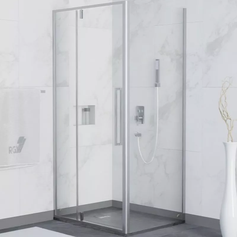 

Душевой уголок RGW Stilvoll SV-34 90х90 профиль хром стекло прозрачное