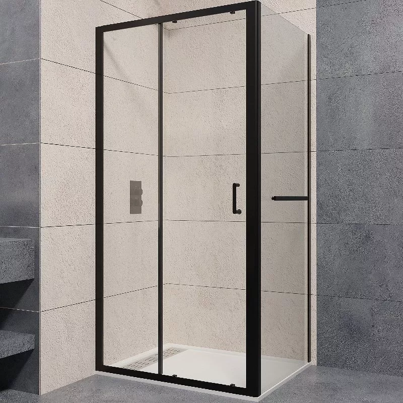 

Душевой уголок RGW Passage PA-74-1B 140x80 профиль черный стекло прозрачное