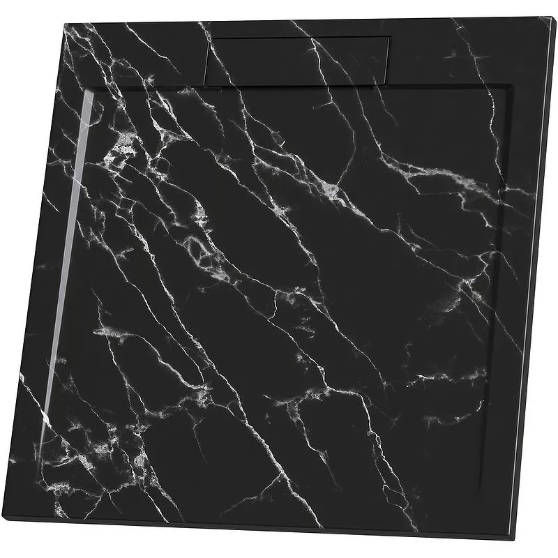 Квадратные душевые поддоны Поддон для душа RGW STL MB 90x90 черный