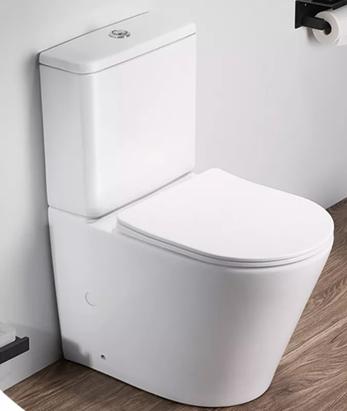 

Унитаз-компакт CeramaLux 2179XMW белый матовый с бачком и сиденьем микролифт