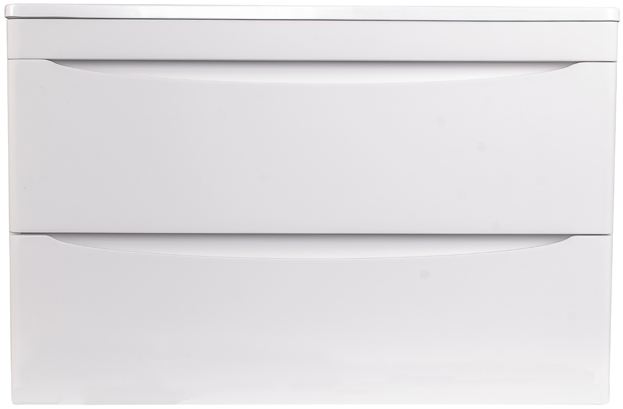 

Тумба с раковиной Style Line Бергамо Мини 80 Люкс Plus подвесная, антискрейтч белая