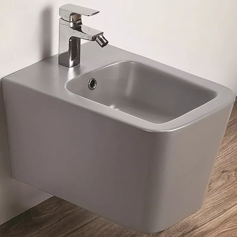

Биде подвесное CeramaLux 5370MH светло-серый матовый