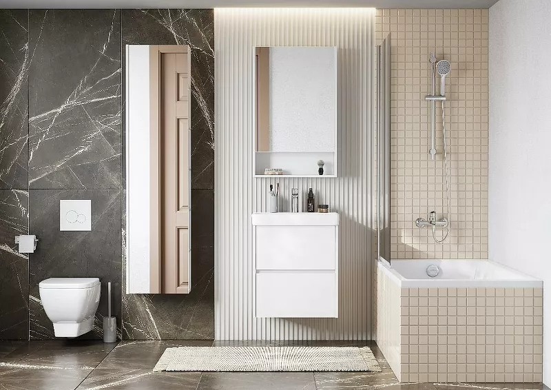 

Комплект мебели Aquaton Сканди 55 белый
