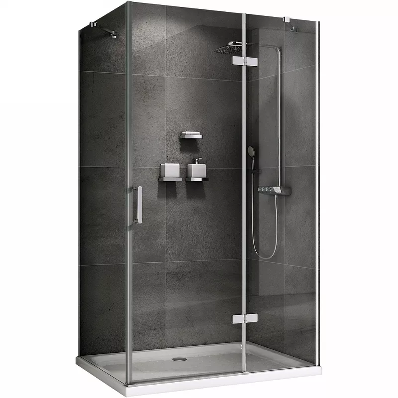 

Душевой уголок Abber Zart 120x70 AG08120-S71 хром, стекло прозрачное