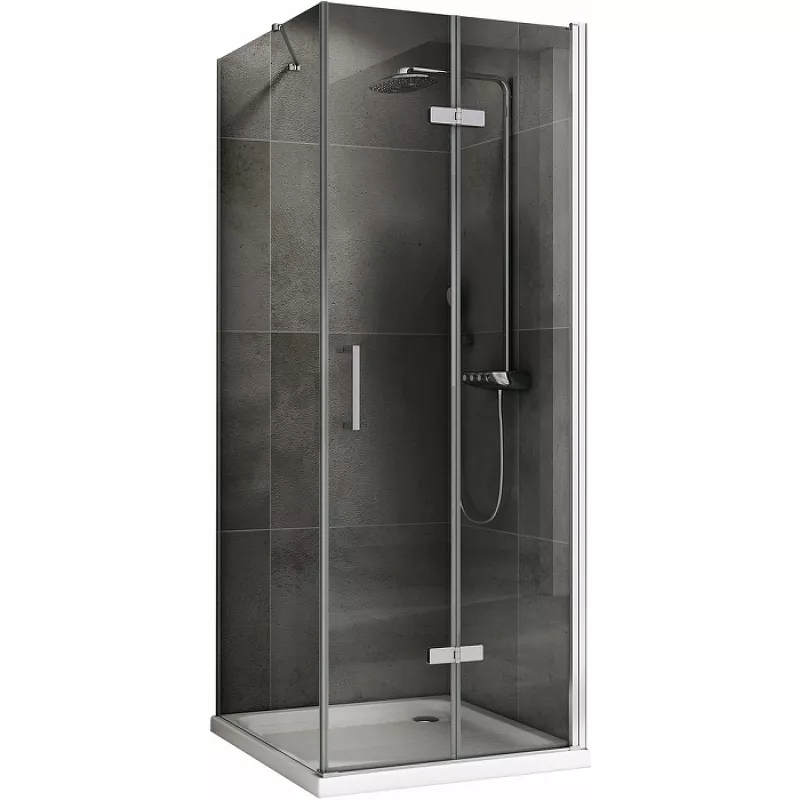 

Душевой уголок Abber Zart AG08090P-S101 90х100, профиль хром, стекло прозрачное