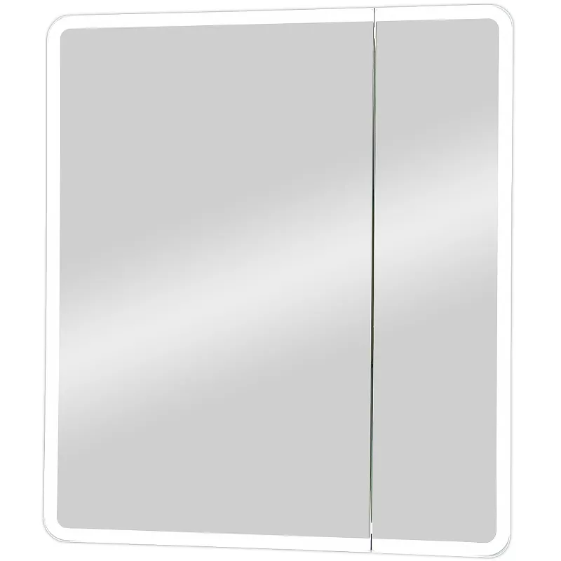 Зеркало-шкаф Continent Emotion 70х80 с подсветкой белый